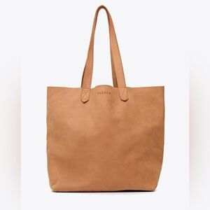 Nisolo Lori Tote in Sand Nubuck Leather